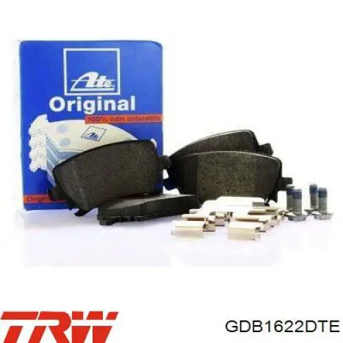 Compre GDB1622DTE TRW Sapatas do freio traseiras de disco