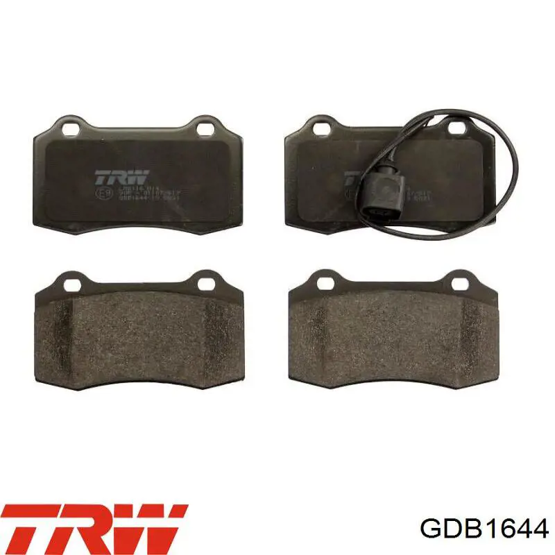 Sapatas do freio dianteiras de disco TRW GDB1644 preço, a partir de 34,60 USD