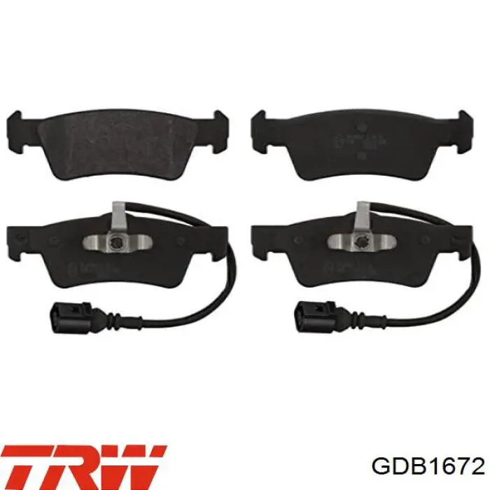 Sapatas do freio traseiras de disco TRW GDB1672 preço, a partir de 47,04 USD