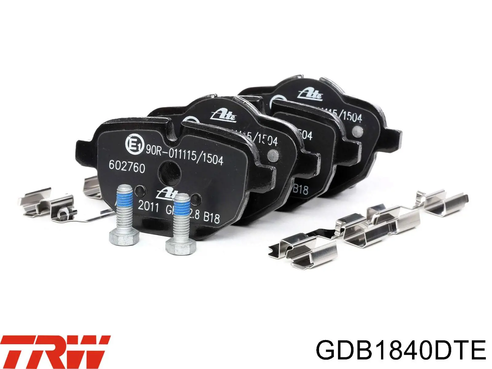 Compre GDB1840DTE TRW Sapatas do freio traseiras de disco