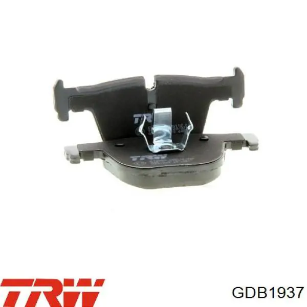 Compre GDB1937 TRW Sapatas do freio traseiras de disco