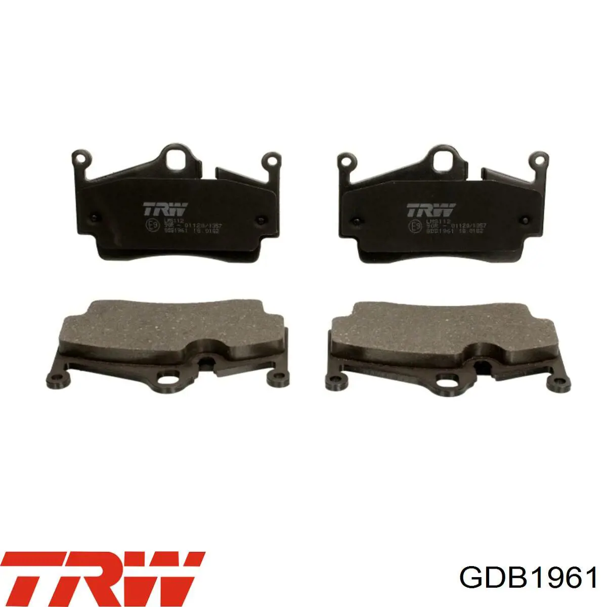 Compre GDB1961 TRW Sapatas do freio traseiras de disco