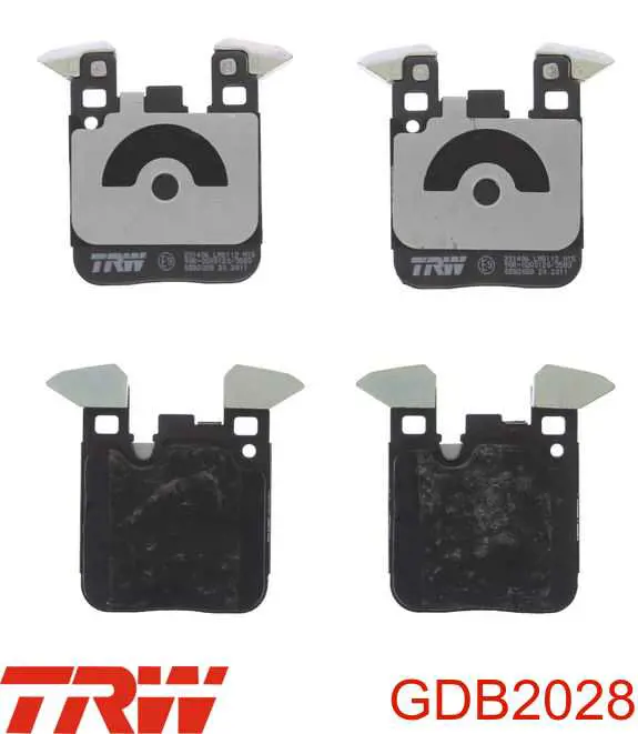 Sapatas do freio traseiras de disco TRW GDB2028 preço, a partir de 46,92 USD
