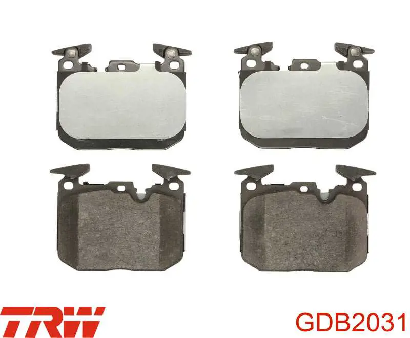 Sapatas do freio dianteiras de disco TRW GDB2031 preço, a partir de 57,18 USD