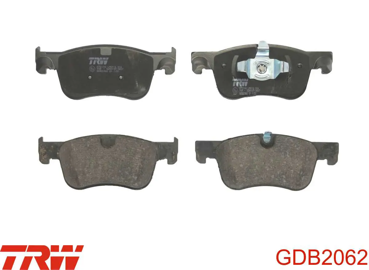 Sapatas do freio dianteiras de disco TRW GDB2062 preço, a partir de 39,48 USD