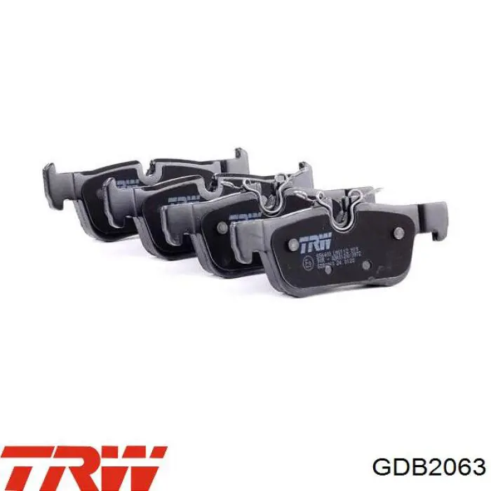 Sapatas do freio traseiras de disco TRW GDB2063 preço, a partir de 32,47 USD