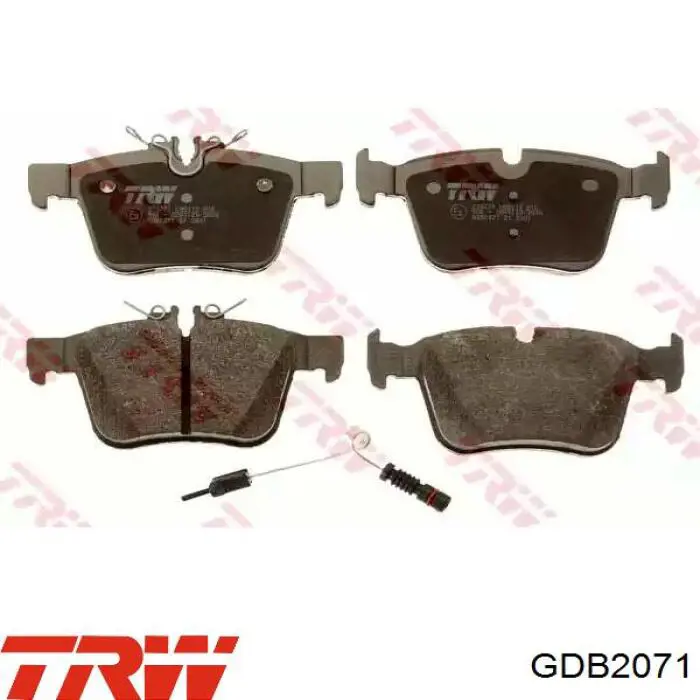 Sapatas do freio traseiras de disco TRW GDB2071 preço, a partir de 34,11 USD