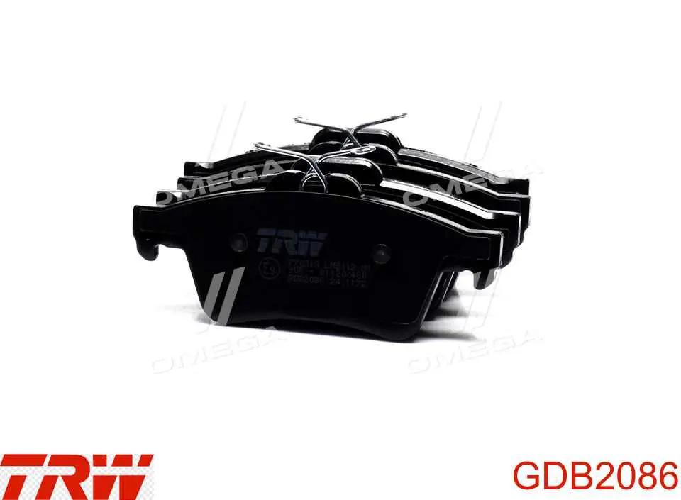 Sapatas do freio traseiras de disco TRW GDB2086 preço, a partir de 23,73 USD