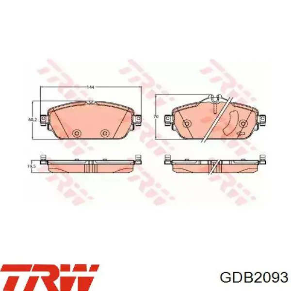 Sapatas do freio dianteiras de disco Fiat/Alfa/Lancia 77367914 preço, a partir de 31,78 USD