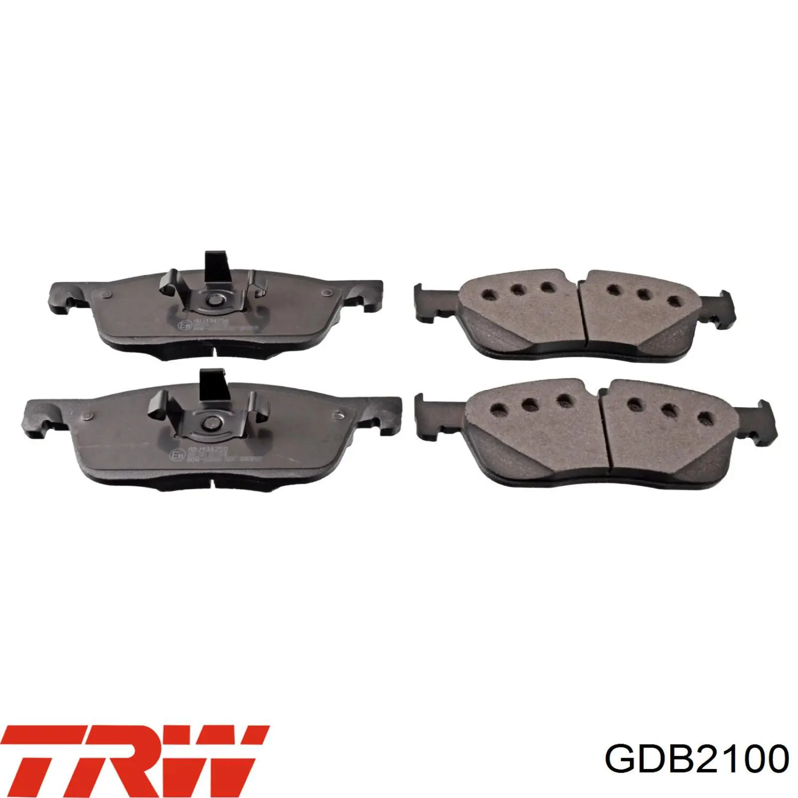 Sapatas do freio dianteiras de disco TRW GDB2100 preço, a partir de 45,79 USD