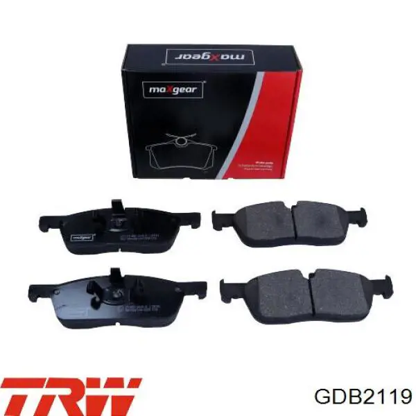 Compre T2H53847 Jaguar Sapatas do freio dianteiras de disco