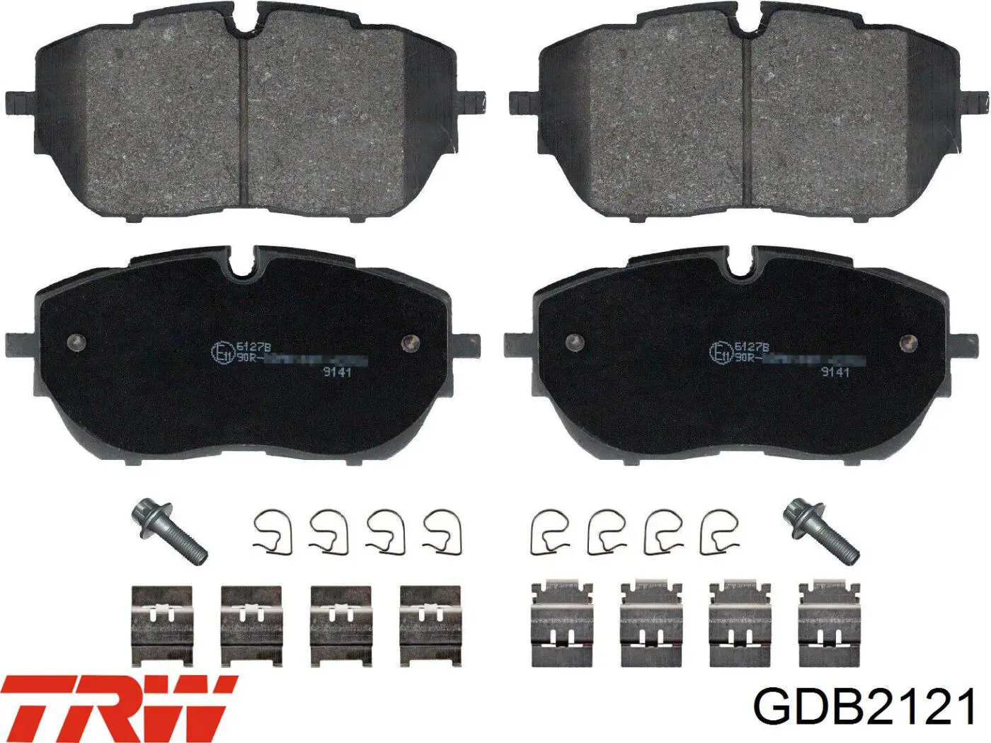 Sapatas do freio dianteiras de disco TRW GDB2121 preço, a partir de 45,33 USD