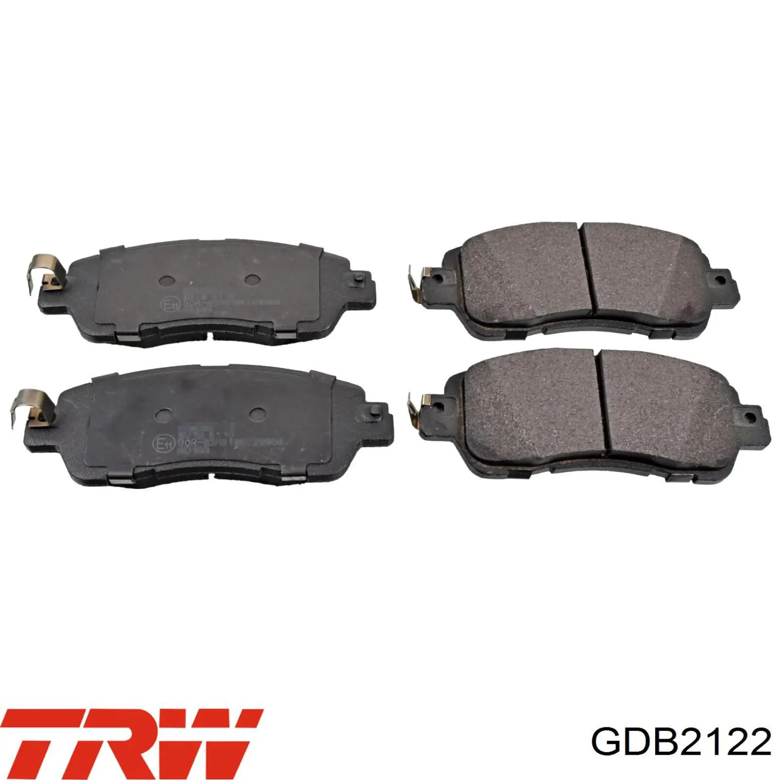 Sapatas do freio dianteiras de disco TRW GDB2122 preço, a partir de 39,55 USD