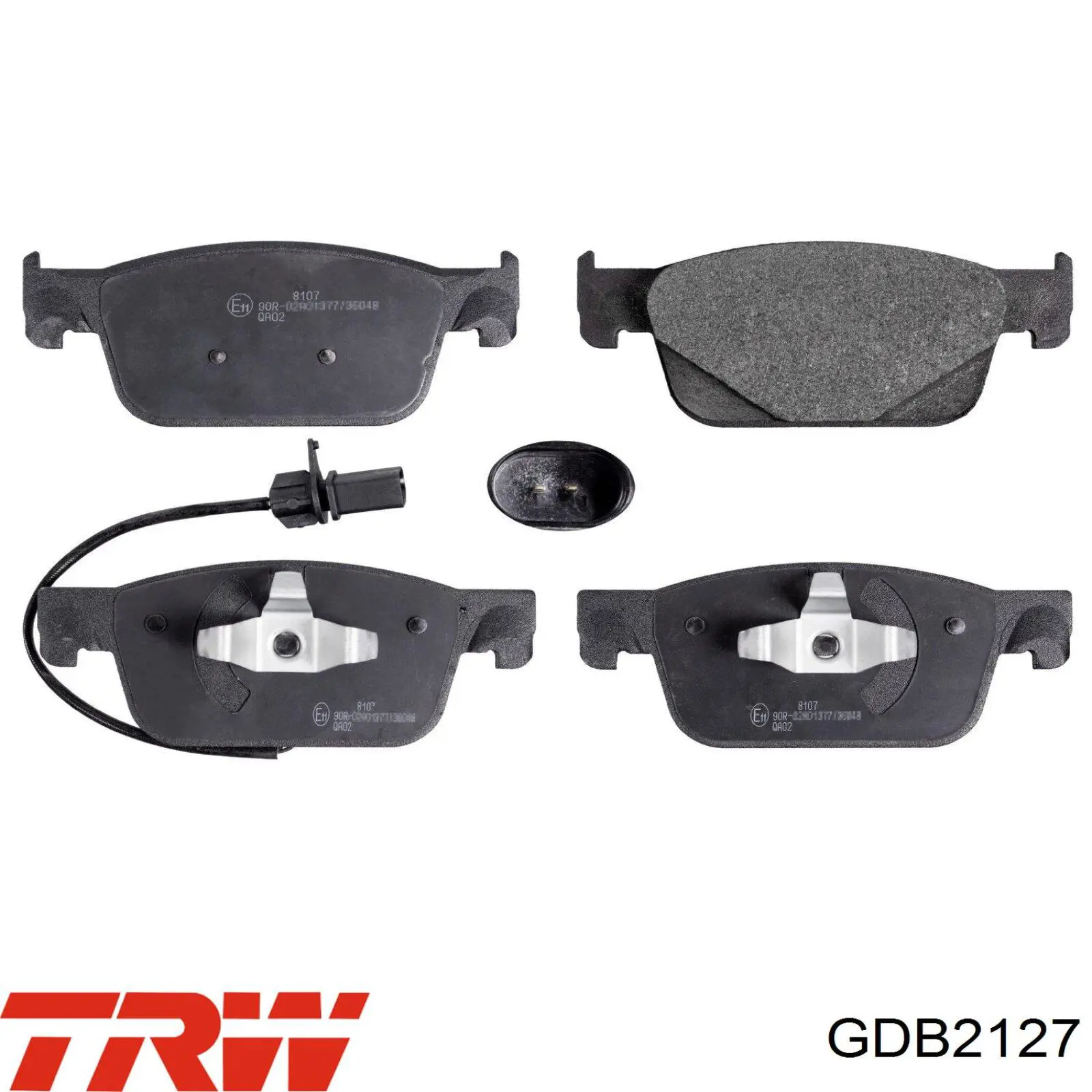 Compre GDB2127 TRW Sapatas do freio dianteiras de disco