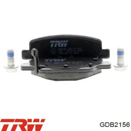 GDB2156 TRW Sapatas do freio traseiras de disco