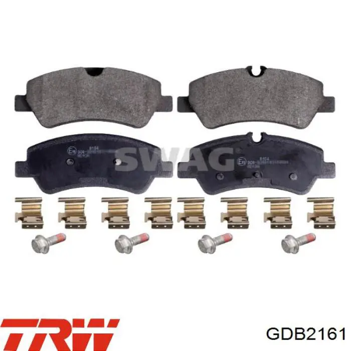Sapatas do freio traseiras de disco TRW GDB2161 preço, a partir de 29,16 USD