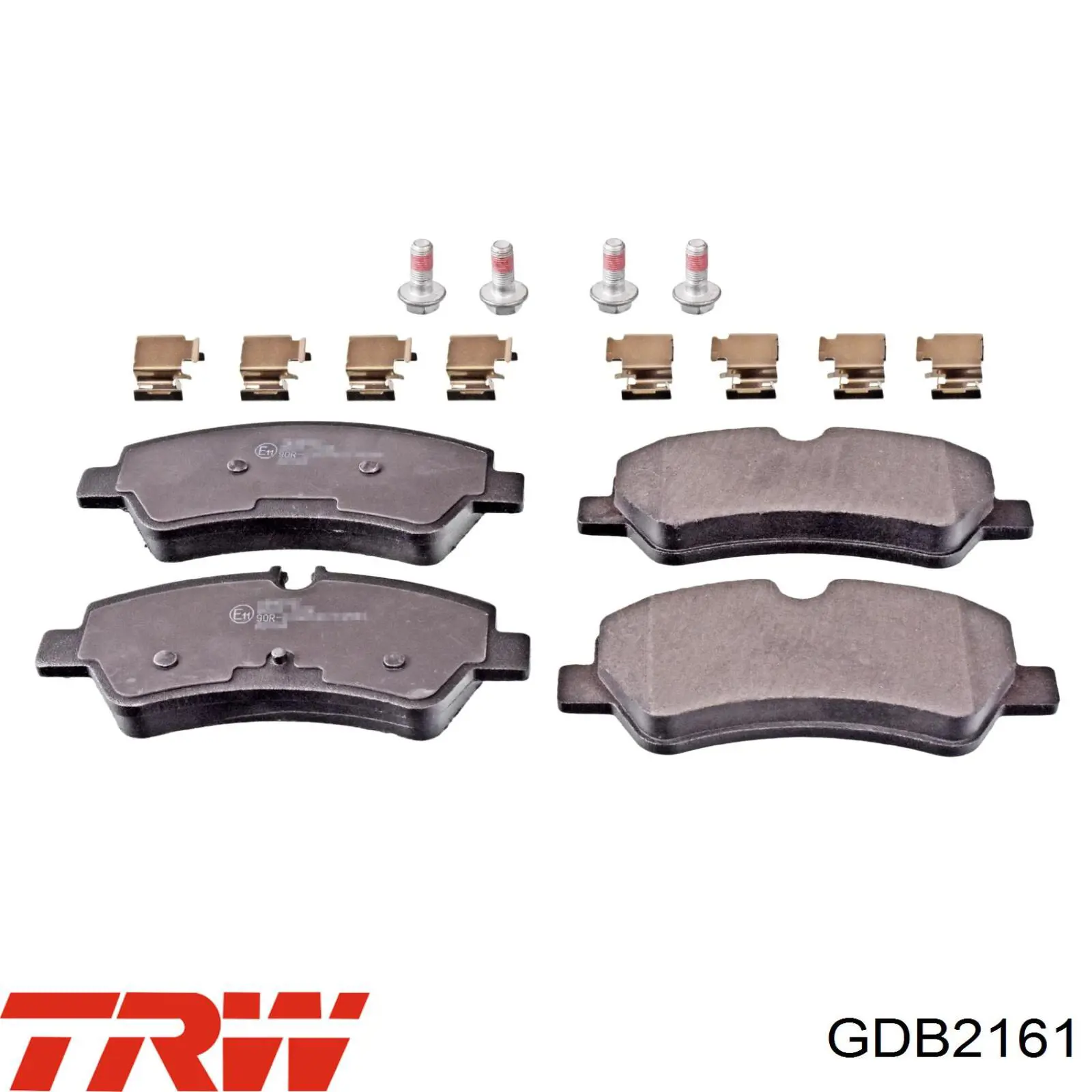 Compre GDB2161 TRW Sapatas do freio traseiras de disco