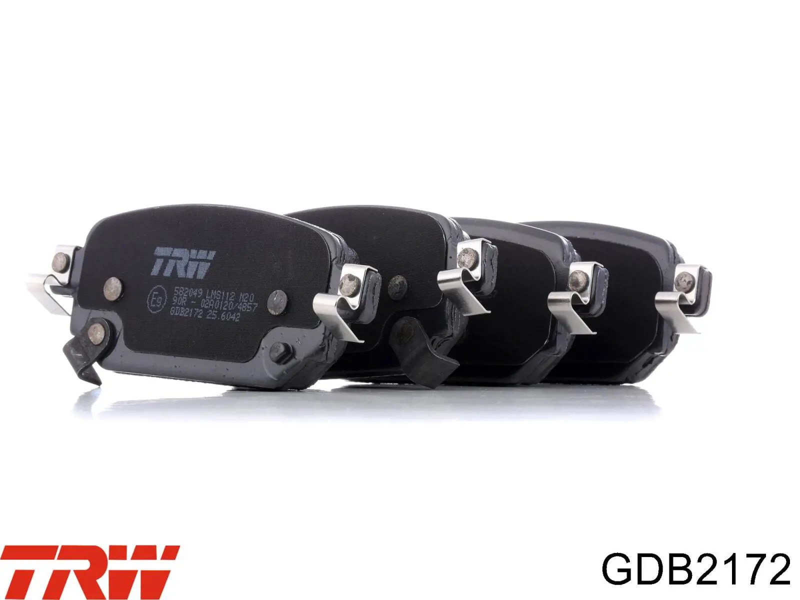 Sapatas do freio traseiras de disco Mazda D2Y12643Z