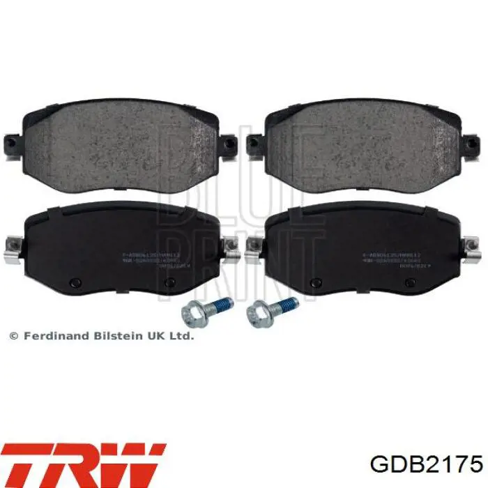 Sapatas do freio dianteiras de disco TRW GDB2175 preço, a partir de 32,06 USD