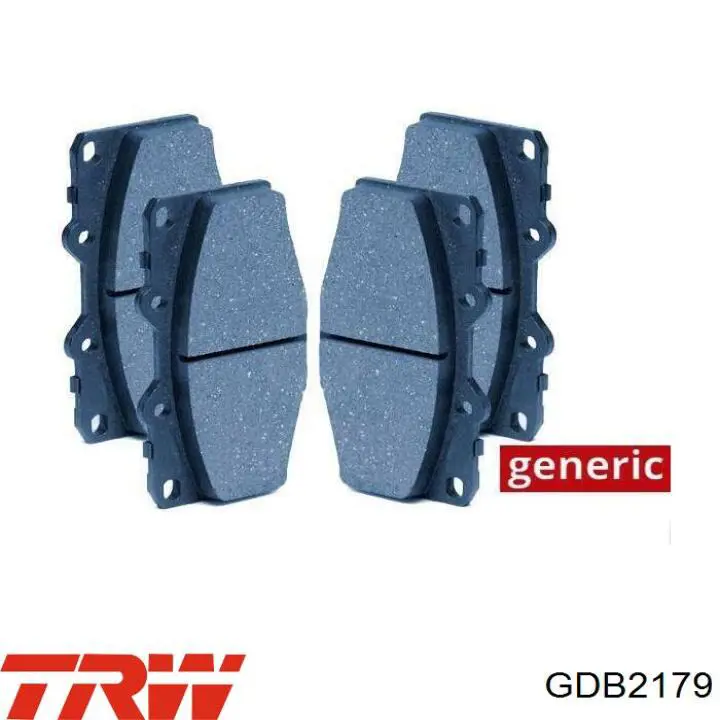 Sapatas do freio traseiras de disco TRW GDB2179 preço, a partir de 33,46 USD