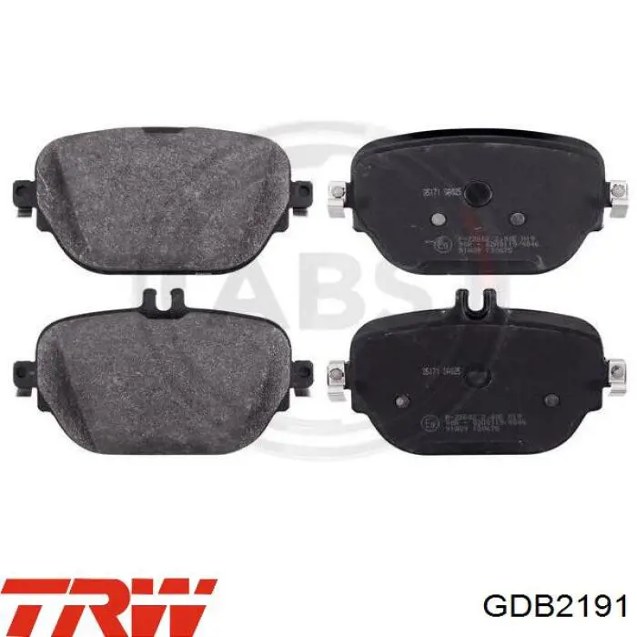 8DB355039221 HELLA Sapatas do freio traseiras de disco