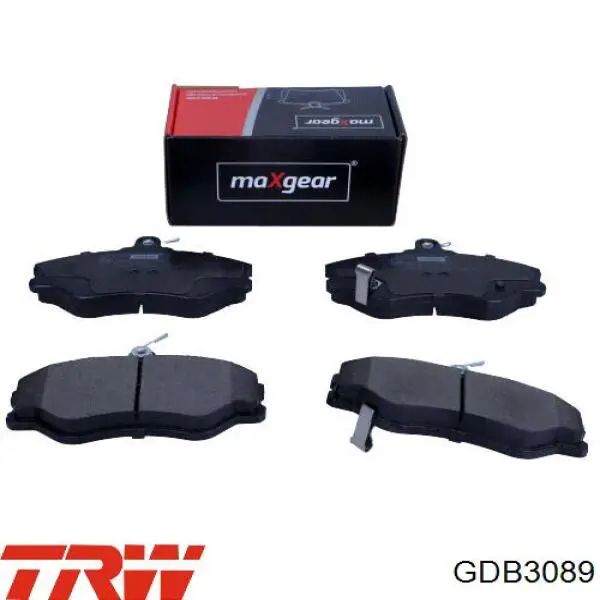 Compre GDB3089 TRW Sapatas do freio dianteiras de disco