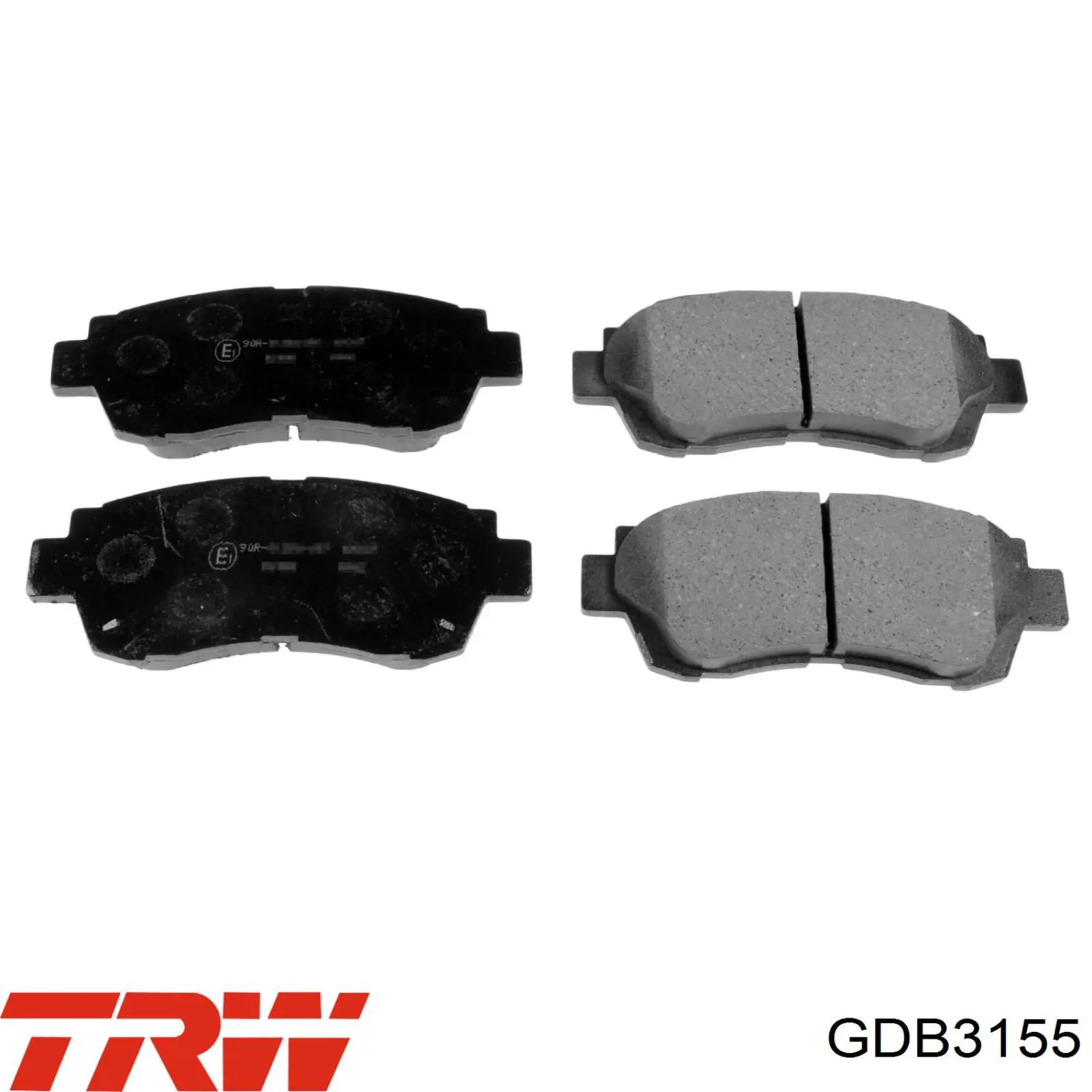 Compre GDB3155 TRW Sapatas do freio dianteiras de disco