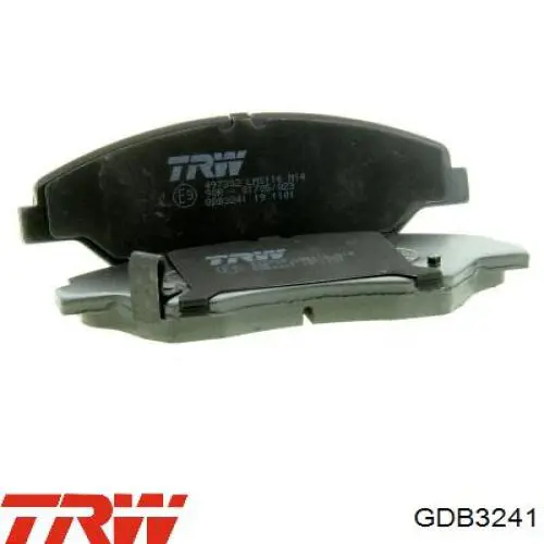 Compre GDB3241 TRW Sapatas do freio dianteiras de disco