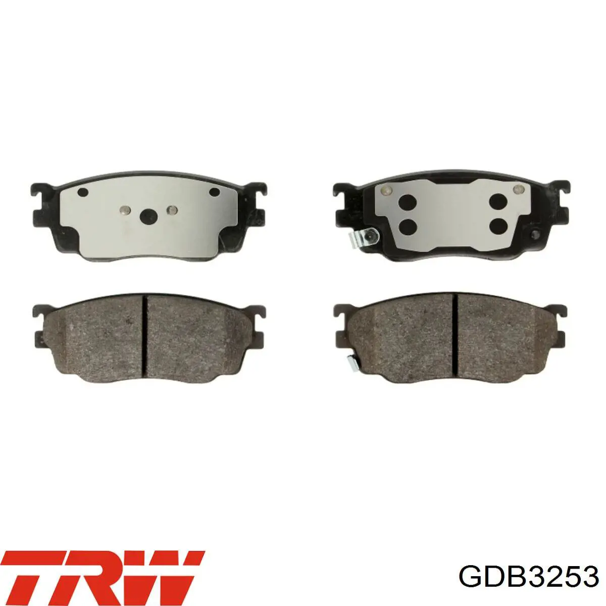 Sapatas do freio dianteiras de disco TRW GDB3253 preço, a partir de 37,25 USD