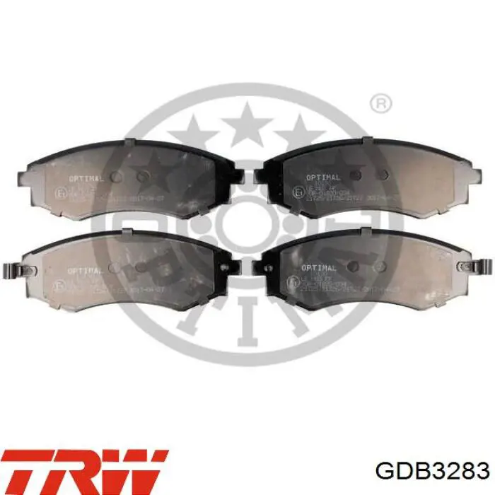 Compre GDB3283 TRW Sapatas do freio dianteiras de disco