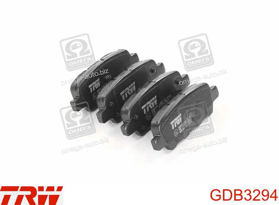 Sapatas do freio traseiras de disco TRW GDB3294 preço, a partir de 22,93 USD