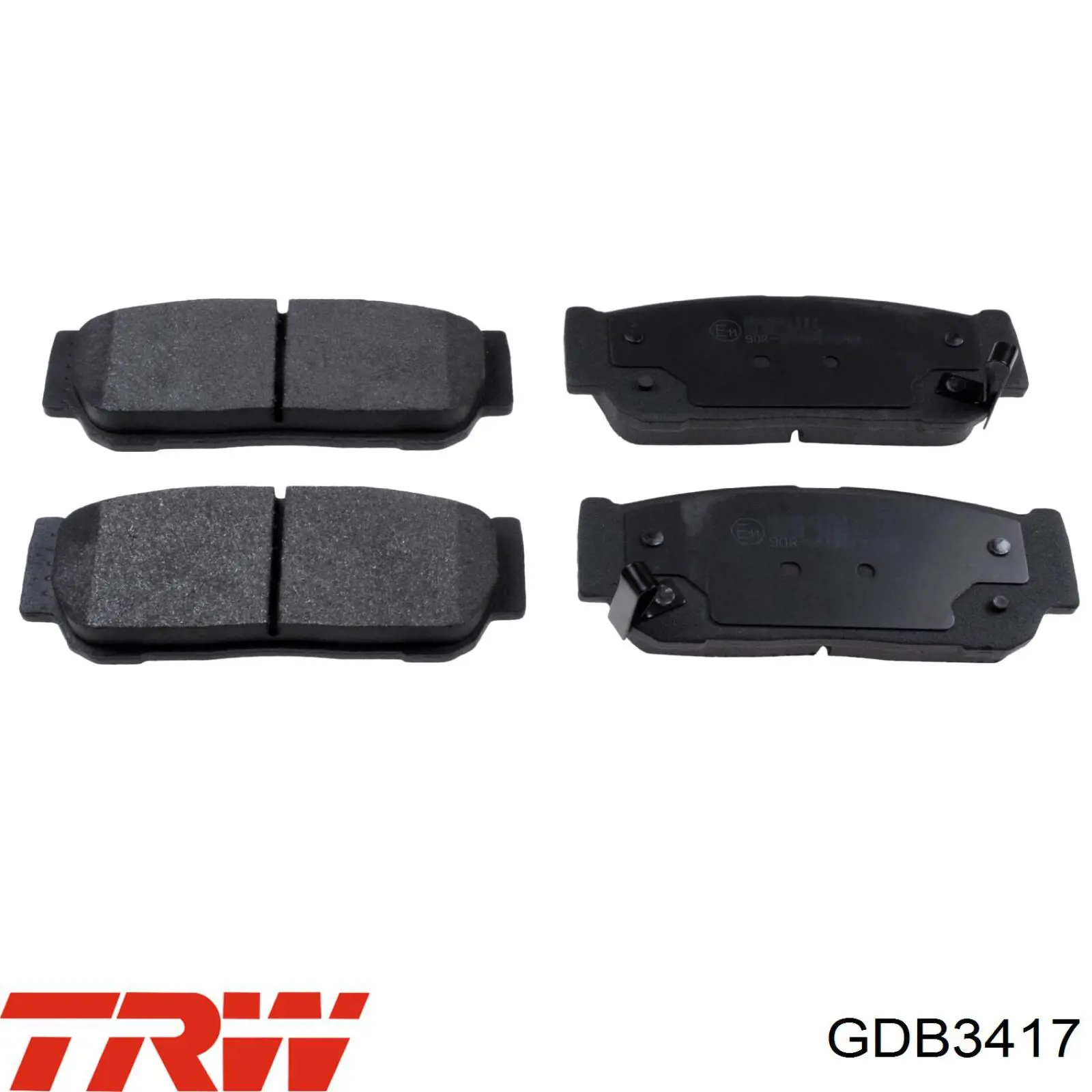 Sapatas do freio traseiras de disco TRW GDB3417 preço, a partir de 35,11 USD