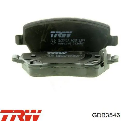 Sapatas do freio dianteiras de disco TRW GDB3546 preço, a partir de 29,61 USD