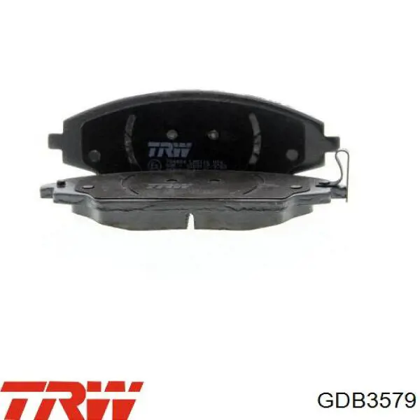 Compre GDB3579 TRW Sapatas do freio dianteiras de disco