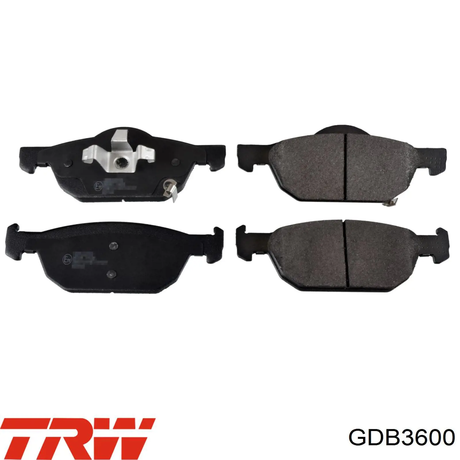 Compre GDB3600 TRW Sapatas do freio dianteiras de disco
