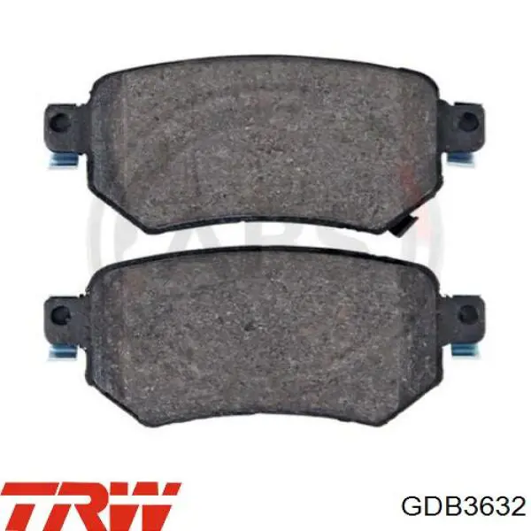Sapatas do freio traseiras de disco TRW GDB3632 preço, a partir de 39,94 USD