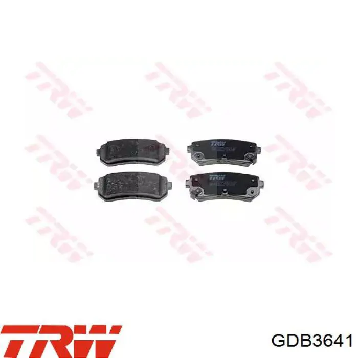 Sapatas do freio traseiras de disco TRW GDB3641 preço, a partir de 28,39 USD