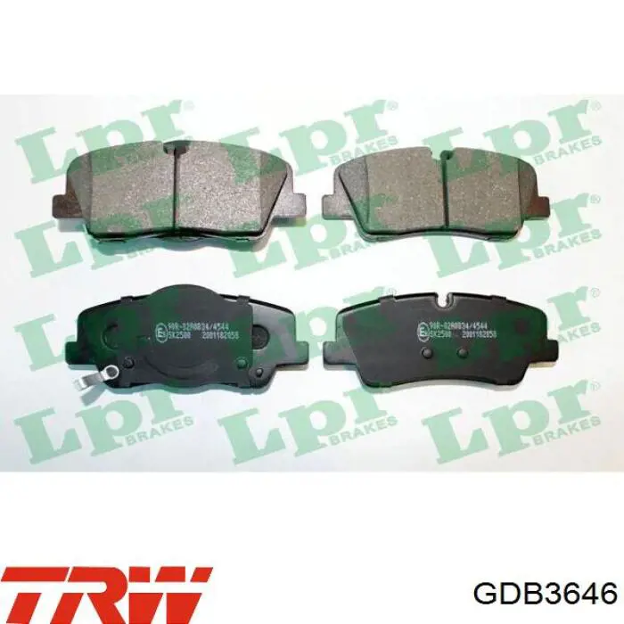 Sapatas do freio traseiras de disco TRW GDB3646 preço, a partir de 43,37 USD