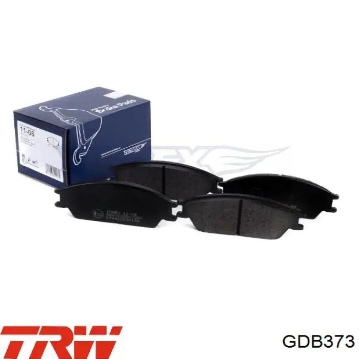 Compre GDB373 TRW Sapatas do freio dianteiras de disco