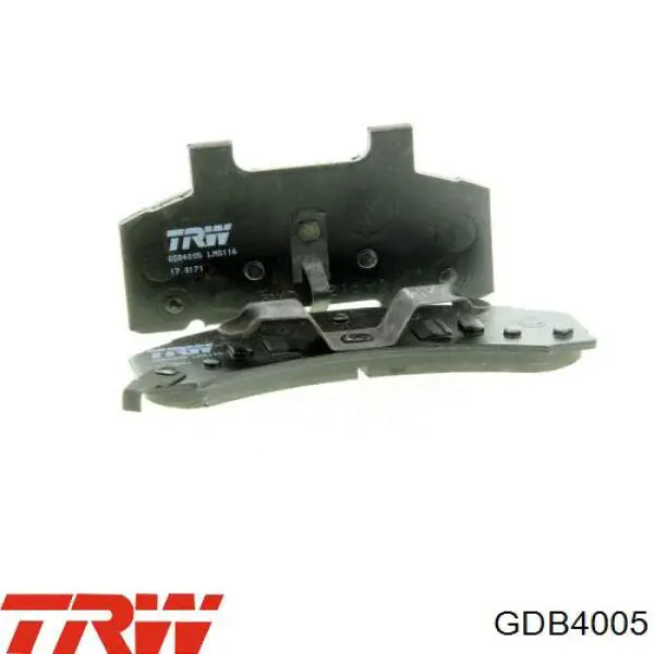 Sapatas do freio dianteiras de disco TRW GDB4005 preço, a partir de 29,83 USD