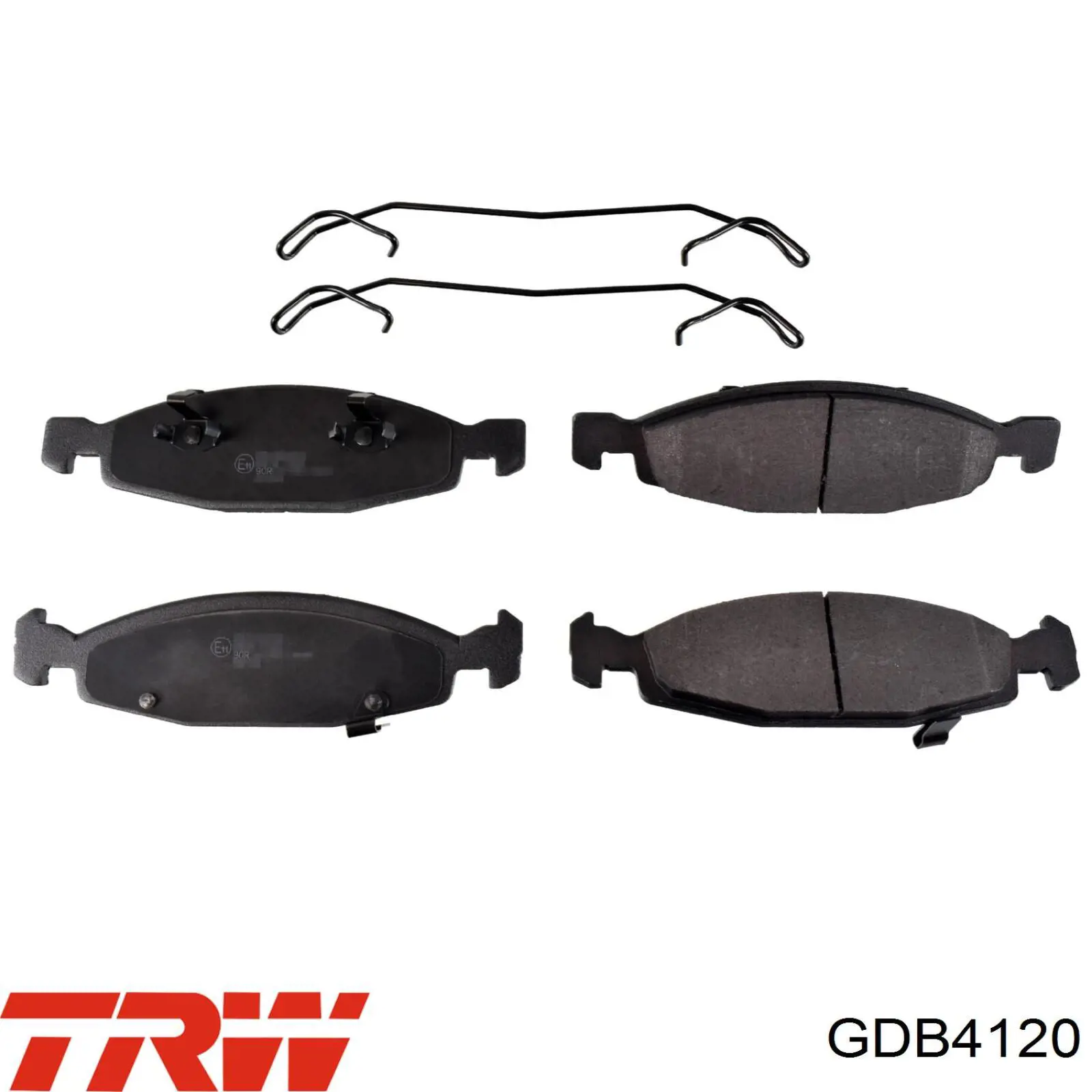 Sapatas do freio dianteiras de disco TRW GDB4120 preço, a partir de 47,25 USD
