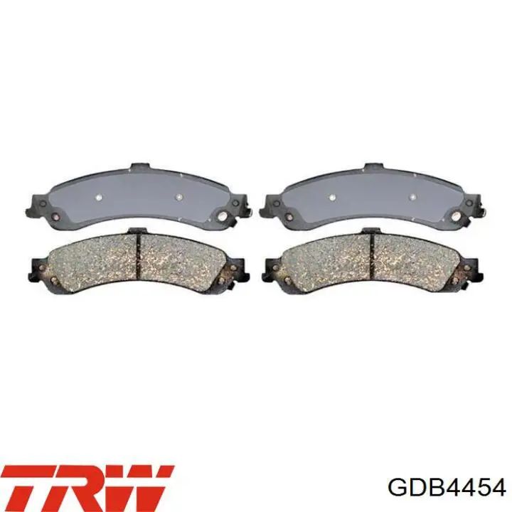 Compre GDB4454 TRW Sapatas do freio traseiras de disco