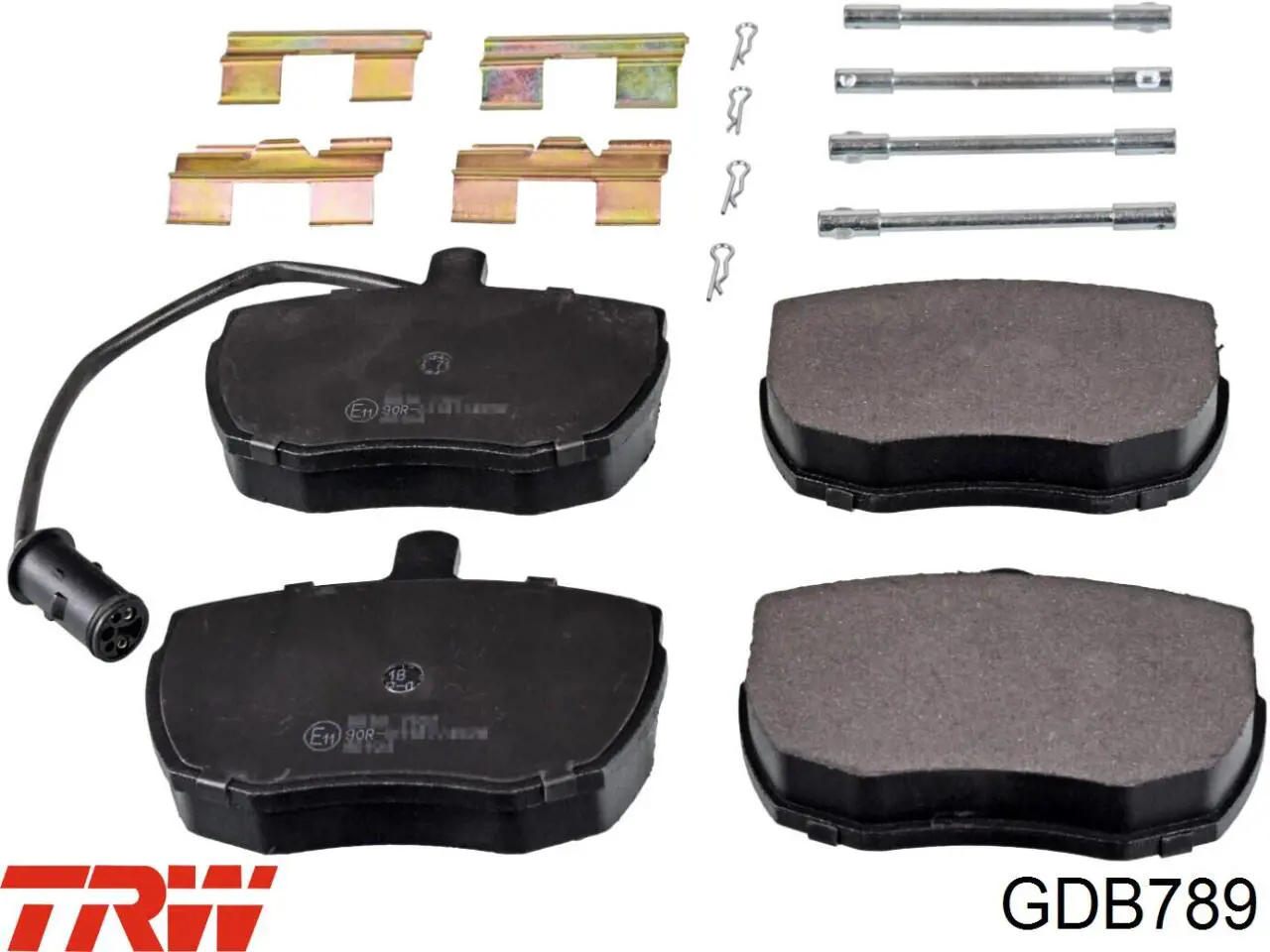 Compre GDB789 TRW Sapatas do freio dianteiras de disco