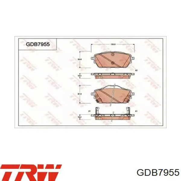 3501110XSZ08A Great Wall Sapatas do freio dianteiras de disco