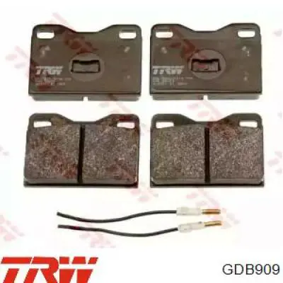 Compre GDB909 TRW Sapatas do freio dianteiras de disco