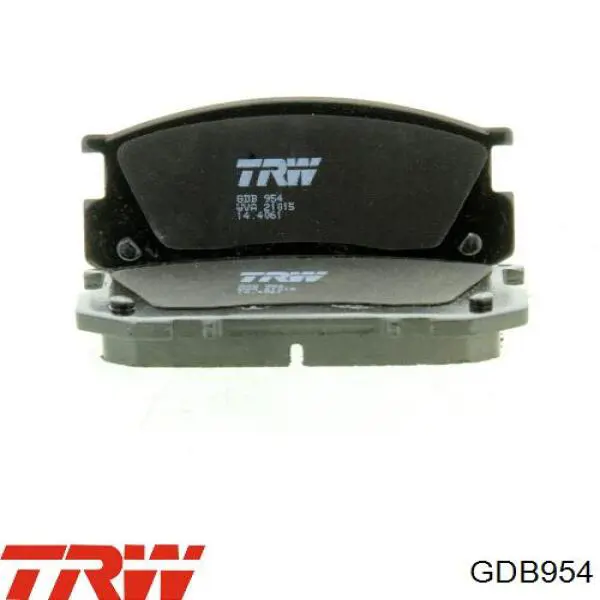 Compre GDB954 TRW Sapatas do freio dianteiras de disco