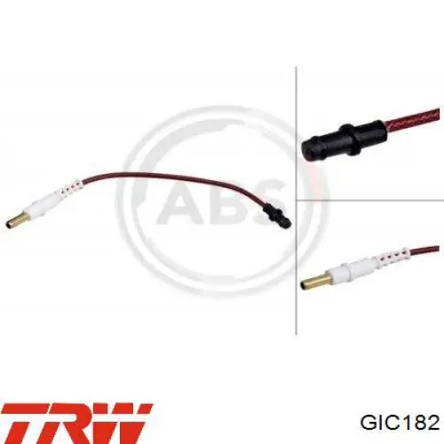 Sensor traseiro de desgaste das sapatas do freio TRW GIC182 preço, a partir de 3,83 USD