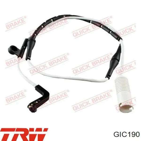 Compre GIC190 TRW Sensor traseiro de desgaste das sapatas do freio