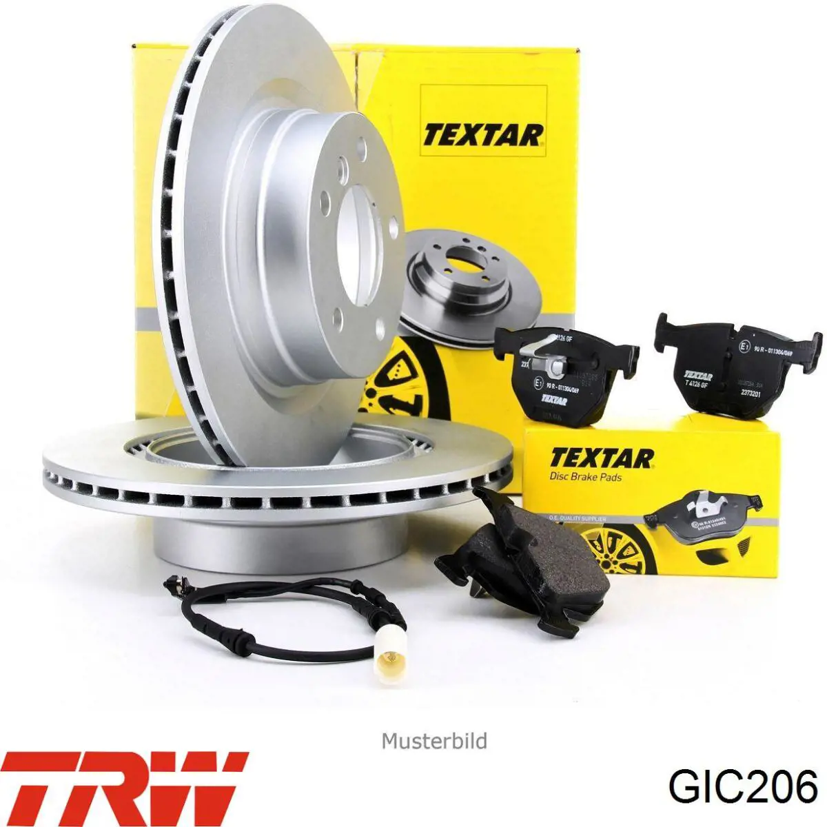 Compre GIC206 TRW Sensor traseiro de desgaste das sapatas do freio