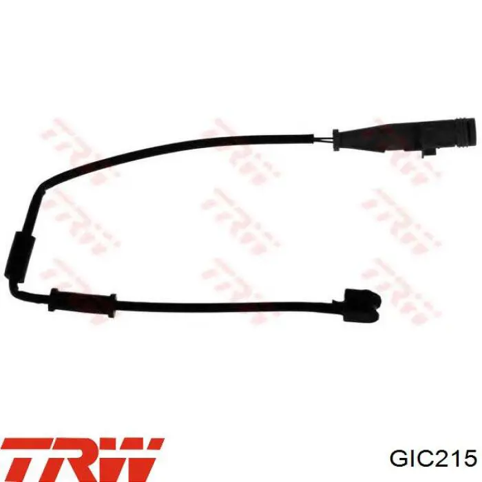 Sensor dianteiro de desgaste das sapatas do freio TRW GIC215 preço, a partir de 7,37 USD